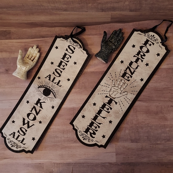 1 DAY SALE Palmistry Hand of God Psychic Palm Reader Tarot Fortune Teller Statue - Picture 10 of 16